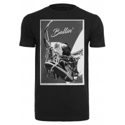 Мъжка тениска в черен цвят Mister Tee Ballin 3.0