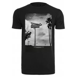 Мъжка тениска в черен цвят MISTER TEE California Love 