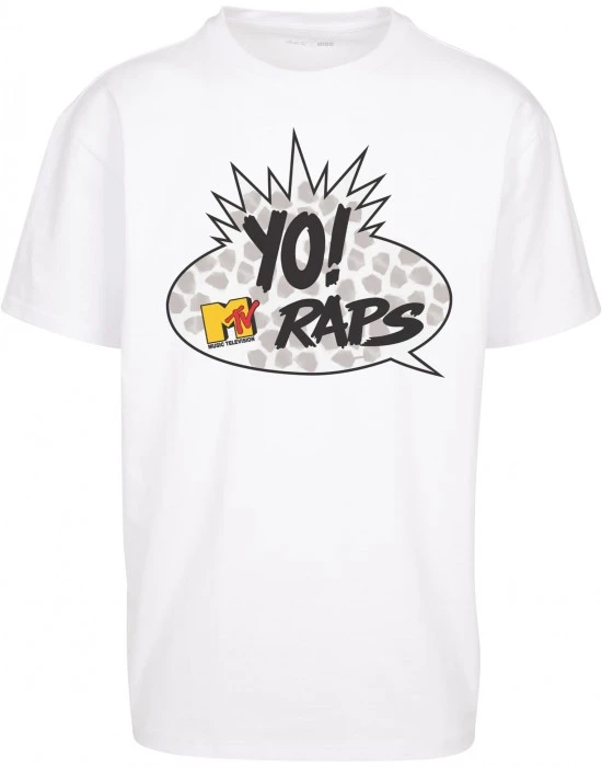 Тениска MTV Yo! Oversize Tee white XXL