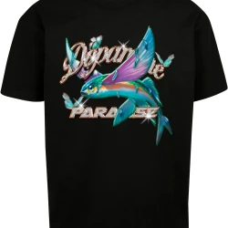 Тениска Dopamine Paradise Oversize Tee black XL