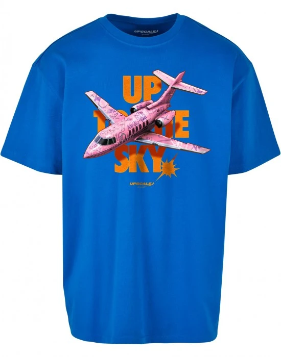 Тениска Up to the Sky Oversize Tee cobalt blue XXL