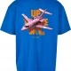 Тениска Up to the Sky Oversize Tee cobalt blue XXL