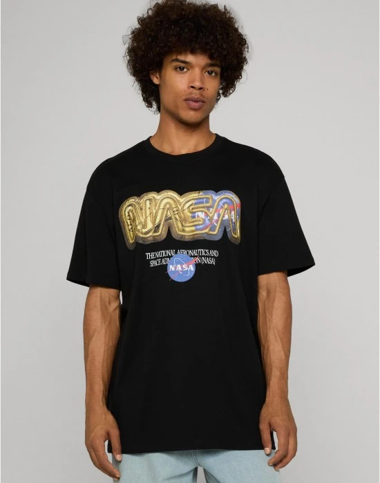 Тениска Nasa HQ Oversize Tee black XXL