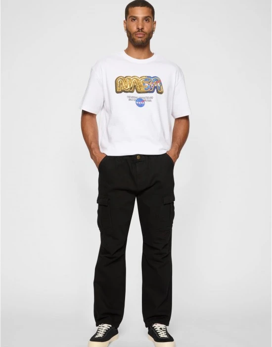 Тениска Nasa HQ Oversize Tee white XXL