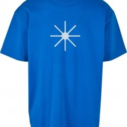 Мъжка тениска в син цвят MISTER TEE Error Oversize