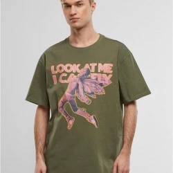 Тениска Look Oversize Tee olive XXL