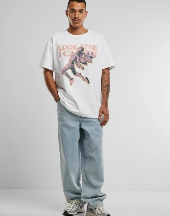 Тениска Look Oversize Tee white XXL
