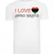 Мъжка тениска в бял цвят Mister Tee I Love Afro Beats, Тениски - Hoodstyle.bg