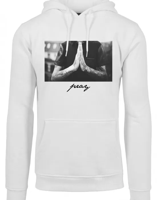 Мъжки суичър Mister Tee Pray в бял цвят, Суичъри - Hoodstyle.bg
