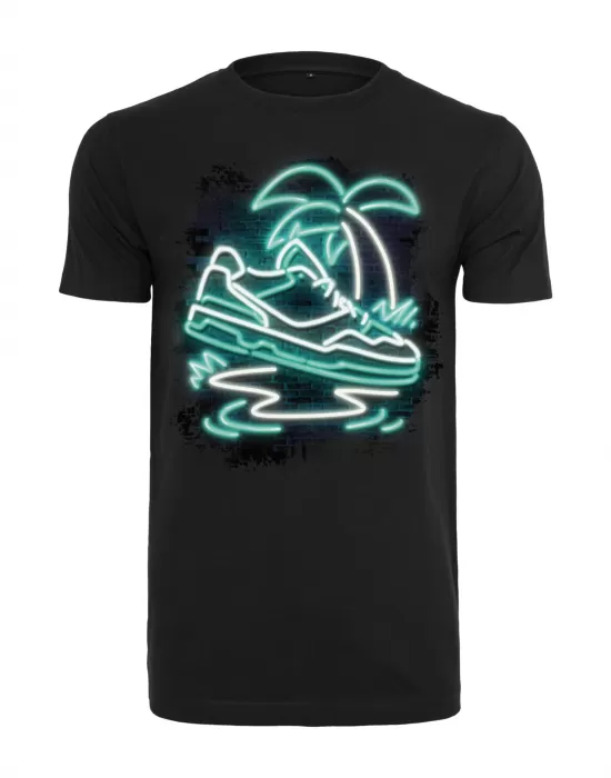 Мъжка тениска в черен цвят Mister Tee Palm Sneaker, Тениски - Hoodstyle.bg