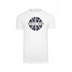 Мъжка тениска в бял цвят Mister Tee Hustle Hard