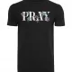 Мъжка тениска в черен цвят Mister Tee Flower Pray, Тениски - Hoodstyle.bg