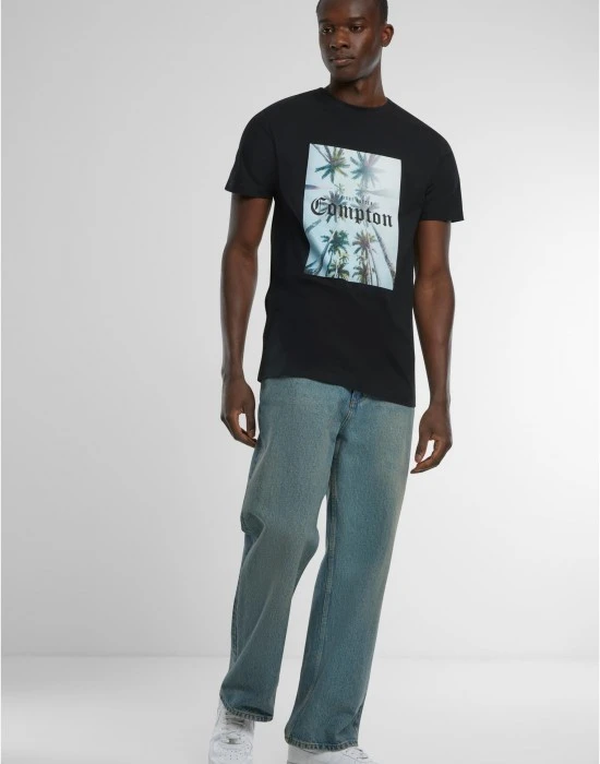 Тениска Compton Palms Tee black XXL