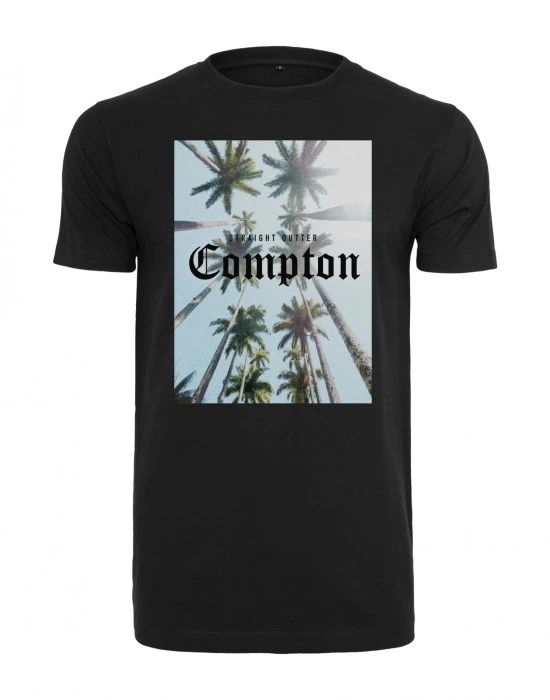 Тениска Compton Palms Tee black XXL