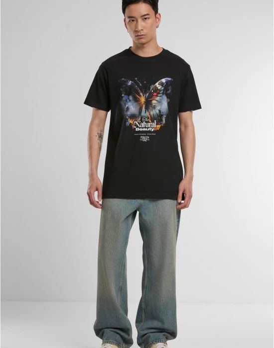 Тениска Natural Beauty Butterfly Tee black XXL