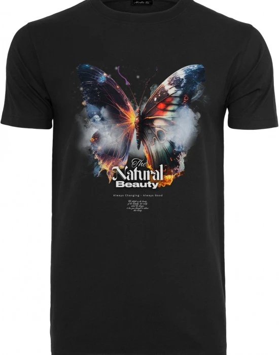 Тениска Natural Beauty Butterfly Tee black XXL