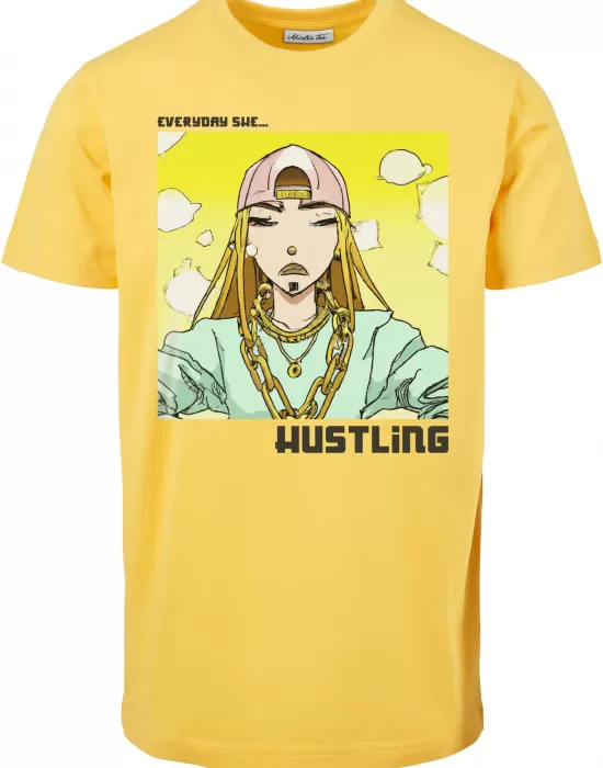 Мъжка тениска в жълт цвят Mister Tee Everyday She Hustling, Тениски - Hoodstyle.bg