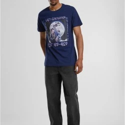 Тениска Last Generation Hip Hop Tee light navy XXL