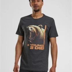 Тениска 2 Young 2 Die Tee charcoal XXL