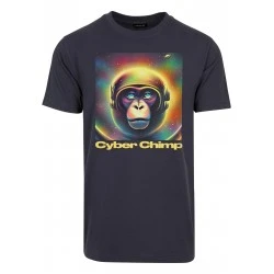 Мъжка тениска в тъмносин цвят MISTER TEE Cyber Chimp