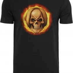 Мъжка тениска в черен цвят MISTER TEE Sun Death
