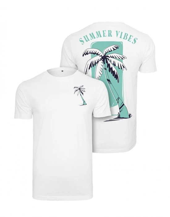 Мъжка тениска в бял цвят MISTER TEE Summer Vibes, Тениски - Hoodstyle.bg