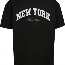 Тениска New York College Oversize Tee black XXL