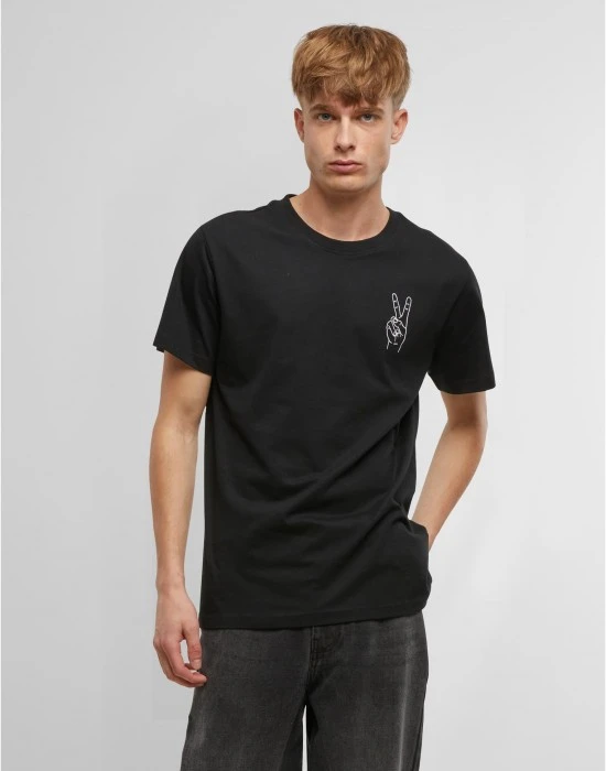 Тениска Peace Sign Tee EMB black XXL
