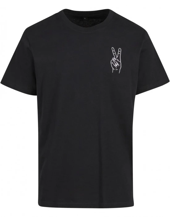 Тениска Peace Sign Tee EMB black XXL
