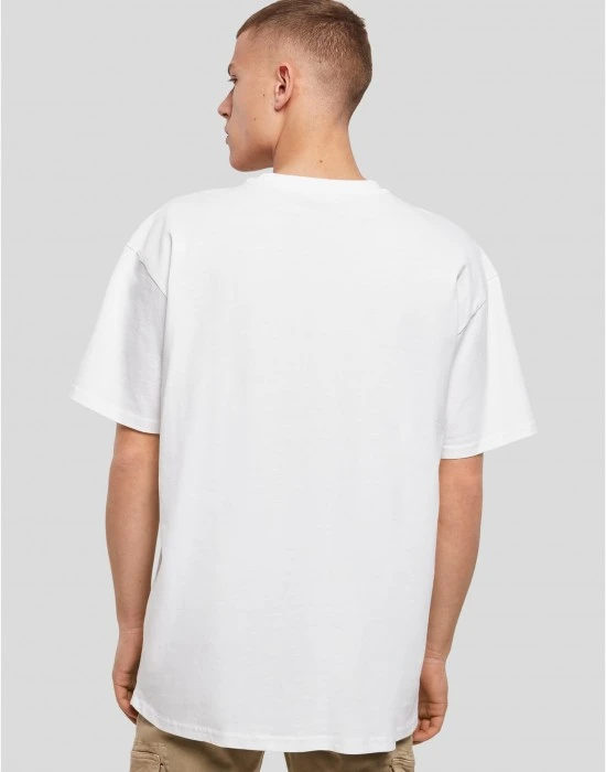 Мъжка тениска в бял цвят MISTER TEE Upscale Magazine Oversize, Тениски - Hoodstyle.bg