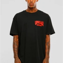 Мъжка тениска в черен цвят MISTER TEE Upscale Studios Oversize 