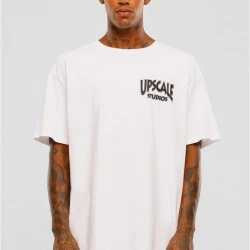 Мъжка тениска в бял цвят MISTER TEE Upscale Studios Oversize