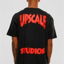 Мъжка тениска в черен цвят MISTER TEE Upscale Studios Oversize 
