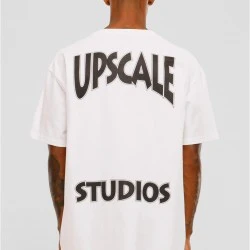 Мъжка тениска в бял цвят MISTER TEE Upscale Studios Oversize