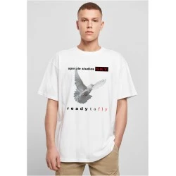 Тениска Ready to fly Oversize Tee white XXL