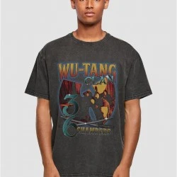 Тениска в черен цвят Oversize Mister Tee Wu Tang 36 Chambers
