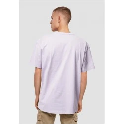 Мъжка тениска в светлолилав цвят Mister Tee Hate it or Love it Oversize