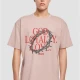 Овърсайз тениска God Loyalty Love Oversize Tee duskrose XS