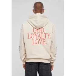 Мъжки суичър в бежов цвят Mister Tee God Loyalty Love