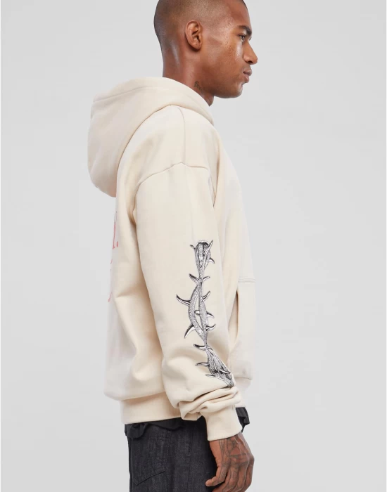 Мъжки суичър в бежов цвят Mister Tee God Loyalty Love, Суичъри - Hoodstyle.bg