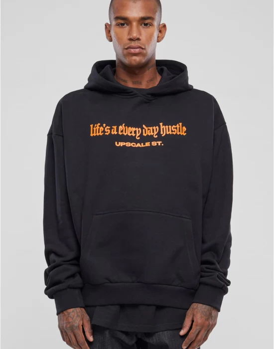Мъжки суичър в черен цвят Mister Tee Hustle, Суичъри - Hoodstyle.bg
