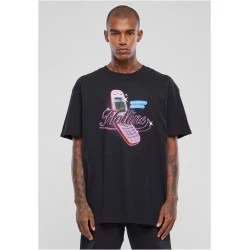 Мъжка тениска в черен цвят Mister Tee Hotline Oversize