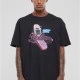 Мъжка тениска в черен цвят Mister Tee Hotline Oversize, Тениски - Hoodstyle.bg