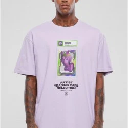 Мъжка тениска в светлолилав цвят Mister Tee Blend Oversize
