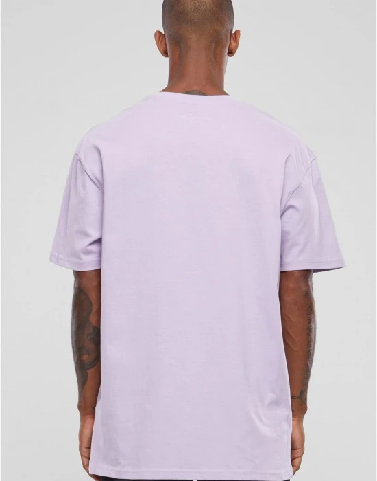 Мъжка тениска в светлолилав цвят Mister Tee Blend Oversize, Тениски - Hoodstyle.bg