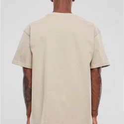 Мъжка тениска в бежов цвят Mister Tee Grow Up Oversize