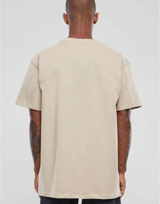 Мъжка тениска в бежов цвят Mister Tee Grow Up Oversize, Тениски - Hoodstyle.bg