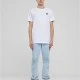 Мъжка тениска в бял цвят MISTER TEE Dice Fire EMB, Тениски - Hoodstyle.bg