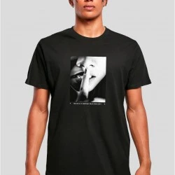 Мъжка тениска в черен цвят Mister Tee Better than Bullsh*t