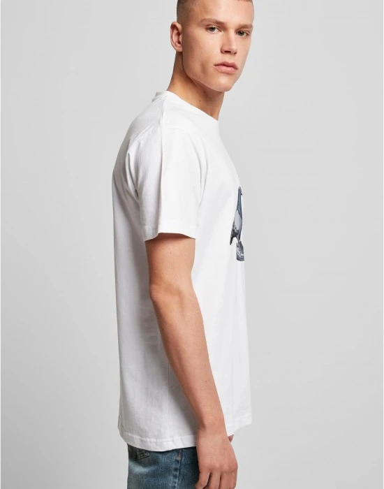 Мъжка тениска в бял цвят Mister Tee Dove Sneaker, Тениски - Hoodstyle.bg